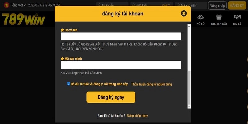 Cách Đăng Ký 789Win Dễ Dàng Cho Người Mới Bắt Đầu