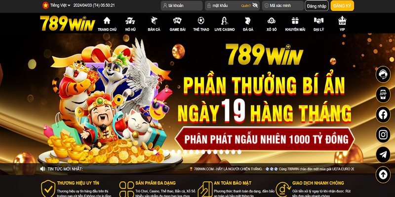 789Win - Thương Hiệu Giải Trí Top 1 Khu Vực Châu Á